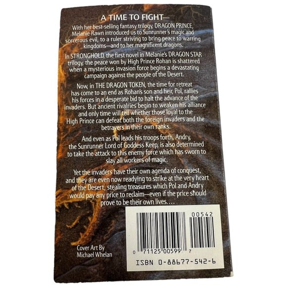 DRAGON Star Trilogy Books 2 and 3 Skybowl Dragon Token Series Melanie Rawn PB - Picture 7 of 12